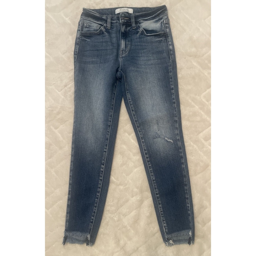 KanCan Signature Buckle Exclusive Estilo Jeans Woman's‎ Size 26 Distressed Blue